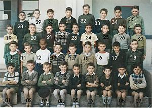 ECOLE MARAVAL GARCONS 1952 CM2 M. RICO
